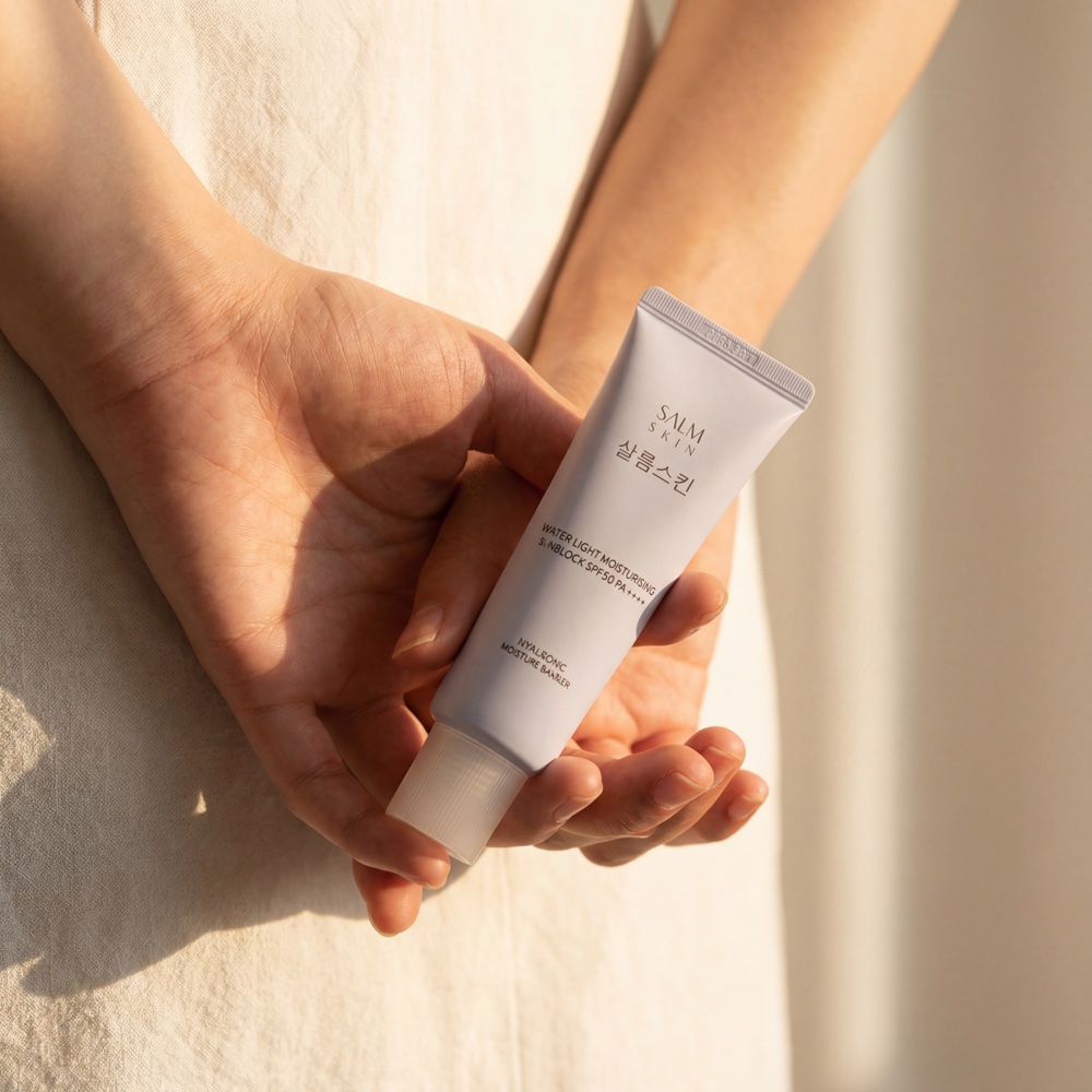 SALM Sunscreen — AI-generated product image